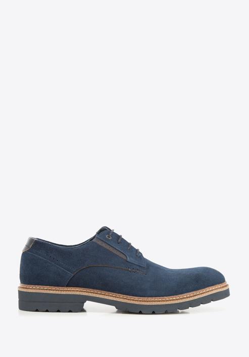 Shoes, navy blue, 94-M-508-Z-40, Photo 1