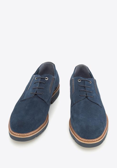 Shoes, navy blue, 94-M-508-N-41, Photo 2