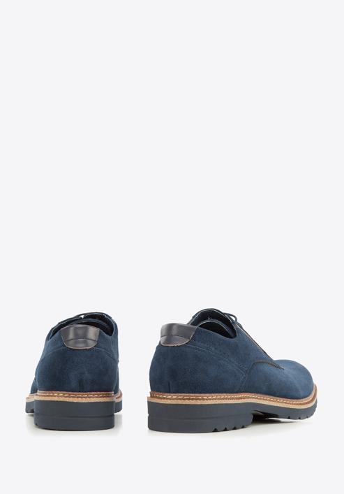 Shoes, navy blue, 94-M-508-5-43, Photo 5