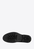 Men's croc-embossed leather shoes, burgundy, 95-M-504-N-42, Photo 6