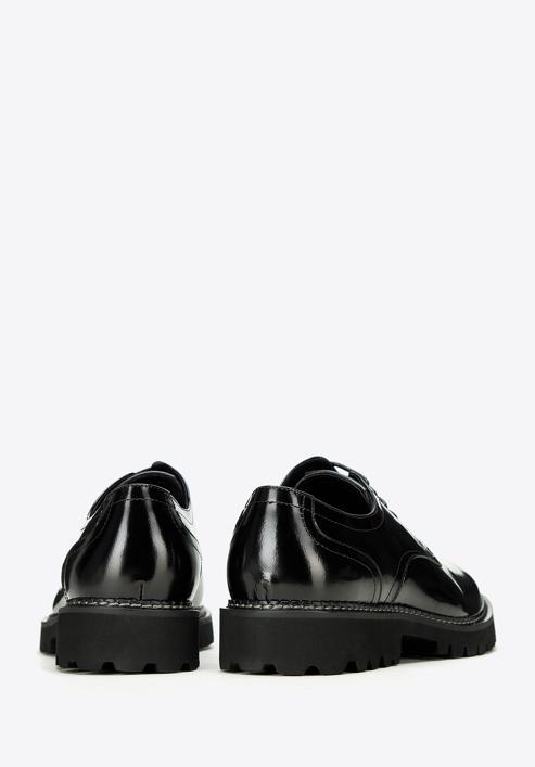 Men's patent leather shoes, black, 97-M-504-3-39, Photo 4