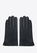 Męskie rękawiczki skórzane klasyczne, czarny, 39-6A-019-1-S, Zdjęcie 3