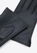 Męskie rękawiczki skórzane klasyczne, czarny, 39-6A-019-1-XS, Zdjęcie 4