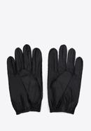 Men's leather driving gloves, black, 46-6A-001-1-S, Photo 2