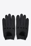 Men's leather driving gloves, black, 46-6A-001-1-S, Photo 3