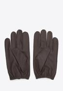 Men's leather driving gloves, dark brown, 46-6A-001-1-L, Photo 3