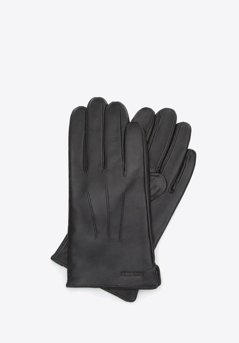 Men's leather gloves, black, 44-6A-001-4-M, Photo 1