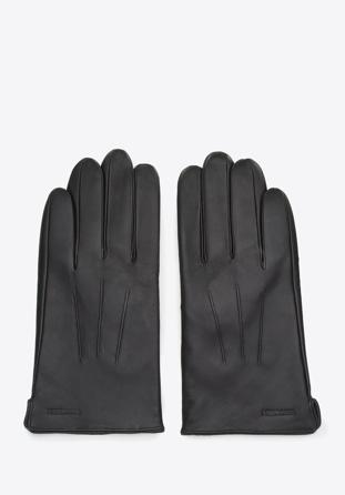 Men's leather gloves, black, 44-6A-001-1-M, Photo 1