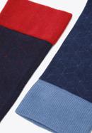 Men's socks gift set, navy blue, 96-SM-S02-X3-40/42, Photo 5
