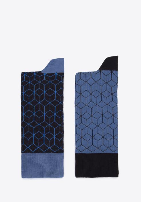 Men's socks gift set - set of 2 pairs, blue-black, 98-SM-S02-X1-40/42, Photo 2