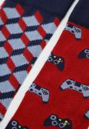 Men's socks gift set, red-navy blue, 96-SM-S02-X6-40/42, Photo 5