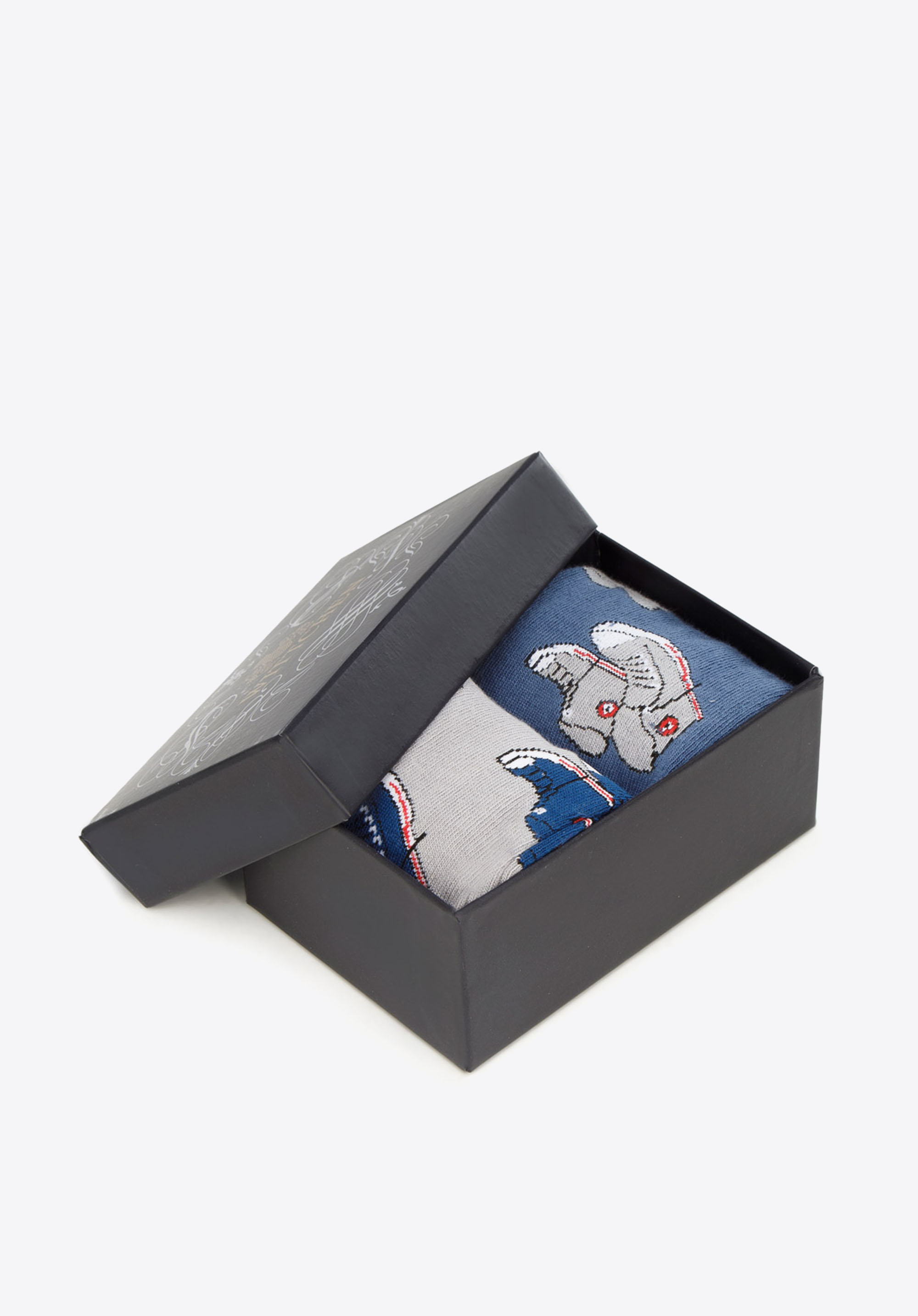 Men's socks, grey-blue, 93-SK-003-X1-40/42, Photo 1