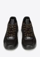 Męskie sneakersy na lekkiej podeszwie, czarny, 96-M-951-4-45, Zdjęcie 2