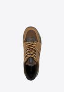 Men's nubuck trainers, brown, 96-M-951-4-43, Photo 4