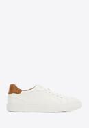 Men's classic leather trainers, cream-brown, 96-M-512-N-40, Photo 1