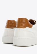 Men's classic leather trainers, cream-brown, 96-M-512-N-40, Photo 7