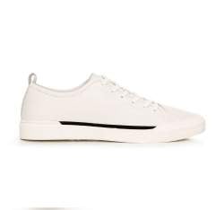 Men's leather trainers, white, 92-M-911-0-45, Photo 1