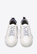 Men's perforated leather trainers, white-brown, 92-M-901-1-40, Photo 2