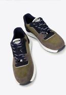 Men's suede trainers, green - gray, 96-M-953-Z-42, Photo 8