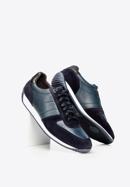 Men's leather trainers, blue, 92-M-350-7-42, Photo 6