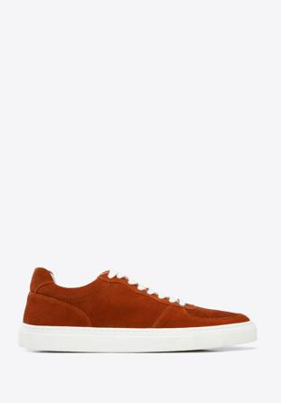 Men's suede trainers, brown, 96-M-710-5-40, Photo 1