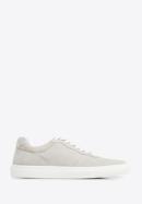 Men's suede trainers, light grey, 96-M-710-N-42, Photo 1