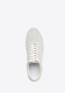 Men's suede trainers, light grey, 96-M-710-N-42, Photo 4