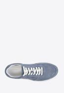 Men's suede trainers, blue, 96-M-710-N-41, Photo 5