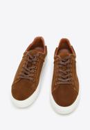 Men's suede trainers, brown, 96-M-709-8-45, Photo 3
