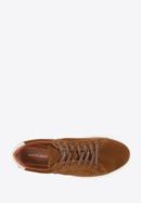 Men's suede trainers, brown, 96-M-709-8-42, Photo 5