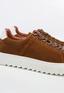 Men's suede trainers, brown, 96-M-709-8-44, Photo 8