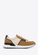 Men's suede trainers, brown, 96-M-513-N-40, Photo 1