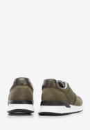 Men's suede trainers, green, 96-M-513-5-43, Photo 4