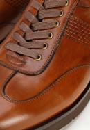 Men's leather trainers, brown, 93-M-507-1-44, Photo 8