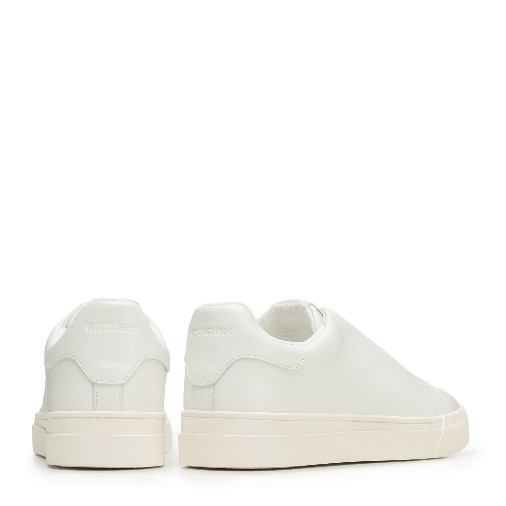 Pánske nazúvacie kožené sneakersy krémovo-biele 101-M-512-0, Vyberte variant lomená biela, Vyberte veľkosť 43