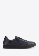 Shoes, navy blue, 93-M-501-N-41, Photo 1