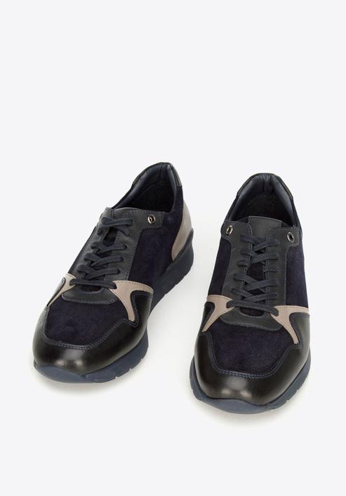 Shoes, navy blue, 92-M-300-7-44, Photo 2