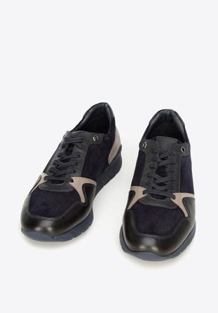 Shoes, navy blue, 92-M-300-7-42, Photo 1