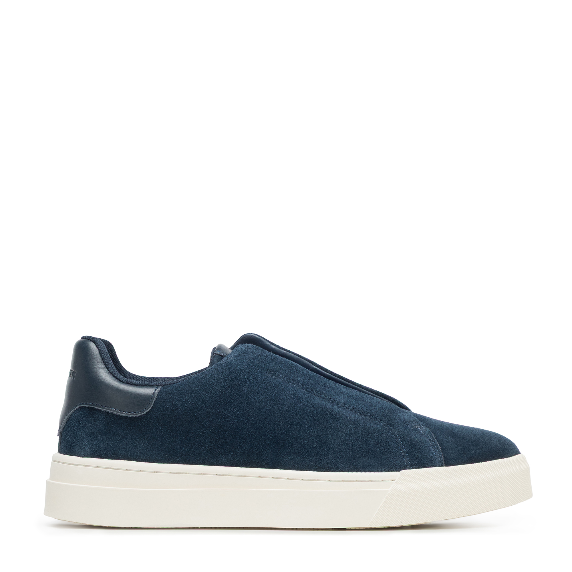 Pánske nazúvacie semišové sneakersy tmavomodré 101-M-511-N