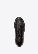 Męskie sneakersy skórzane z poduszką powietrzną, czarny, 93-M-902-8-41, Zdjęcie 4