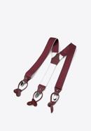 Men's braces, burgundy, 95-SZ-001-X2, Photo 1