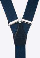 Męskie szelki do spodni, ciemnoniebieski, 95-SZ-001-X11, Zdjęcie 2