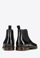 Men's leather Chelsea boots, black, 97-M-506-3-41, Photo 4