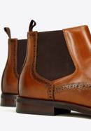 Men's leather Chelsea boots, brown, 97-M-506-3-42, Photo 7