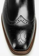 Men's leather Chelsea boots, black, 97-M-506-3-45, Photo 8