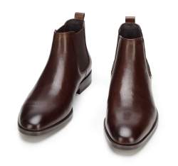 Men's Chelsea boots, brown, 93-M-550-4-41, Photo 1
