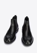 Men's leather Chelsea boots, black, 95-M-700-4-43, Photo 2