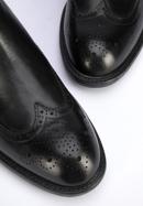 Men's leather Chelsea boots, black, 95-M-700-4-44, Photo 7
