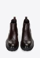 Men's leather Chelsea boots, brown, 97-M-514-1-39, Photo 3