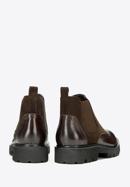 Men's Chelsea boots, brown, 97-M-513-4-44, Photo 4